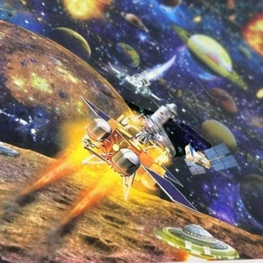 Jigsaw Puzzle HUADADA 1000 Piece Outer Space Galaxy Planets Astronomy Science